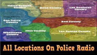 GTA San Andreas: All Locations Revealed On Police Radio