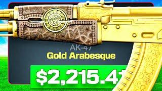 THE UNBOXING OF A GOLD ARABESQUE ON RAINGG!