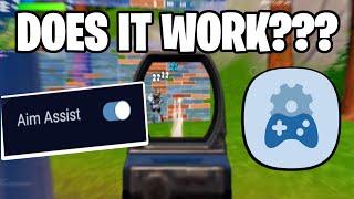 Testing Android's AIM ASSIST Feature In Fortnite!