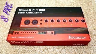 Focusrite Clarett 8Pre USB 18x20 Audio Interface (Review)