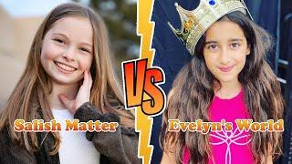 Salish Matter VS Evelyn's World Transformation 2024  From Baby To Now