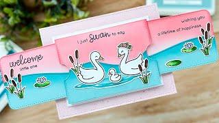 Baby-themed Double Slider Surprise card