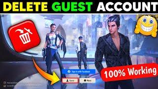 HOW TO DELETE GUEST ACCOUNT IN FREE FIRE | GUEST ACCOUNT DELETE KAISE KARE | FREE FIRE |