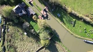 Rugby and District from above - Hillmorton locks from above