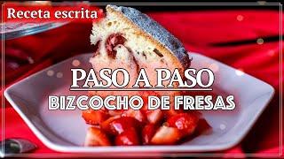 Receta fácil de Bizcocho de Fresas: Delicioso y Esponjoso Postre Casero