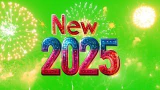 2025 Happy New Year Green Screen Background Effect HD video