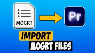 how to add multiple MOGRT files to premiere pro 2023 | FREE MOGRT