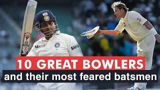 10 Great bowlers and their most feared batsmen | Simbly Chumma