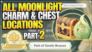 ALL Moonlight Charm & Chest Locations | Moonlight Seeker: Path of Gentle Breezes |【Genshin Impact】