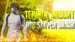 PUBG LITE BOT SERVER QILISH || TEKINGA AKKOUNT OLISH || BC OLISH