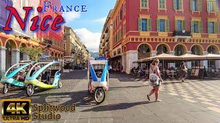 Nice France:  Exploring the Old Town and French Riviera Delights (4K)