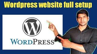 Godaddy website setup | wordpress website setup | website | godaddy domain connect with hosting 2023