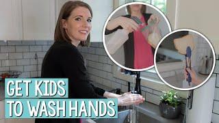 How to Get Kids to Wash Hands - EASY Science Experiment to Show Germs!