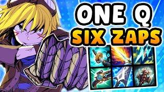 I created the DEADLIEST Ezreal Q of all-time (6 zap items at once, 1v5 God Mode)