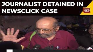 Journalist Detained In NewsClick Case: 'Nine Police Personnel Came To My Home'