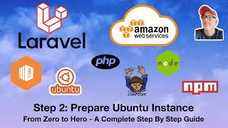 Step 2 - Prepare Ubuntu By Installing Nginx, PHP, Composer, NPM, and more. #aws #ubuntu