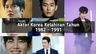 Aktor Korea Kelahiran Tahun 1982 - 1991