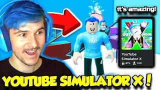 So I FINALLY Played YouTube Simulator X And IT'S ACTUALLY AMAZING!! (Roblox)