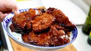 Air-Fried Char Siu Recipe (Chinese BBQ Pork) | Quick & Easy Pork Neck Char Siu in Air Fryer