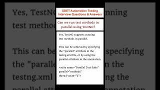 SELENIUM : TestNG : How to run test methods parallel in TestNG?