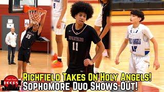 Richfield And Holy Angels Face Off! Sophomore Duo Shows Out!