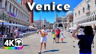 Venice  Walking Tour 4K 60fps | Virtual Travel Guide to Italy’s Floating City | July 2024