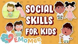 Social Skills For Kids | Social Emotional Learning | Toddler Learning Videos | Kids Videos | EMoMee