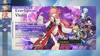 Pulling for Yae miko and her weapon! (F2p)