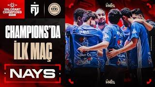 CHAMPIONS’IN İLK MAÇI! | NAYS vs EDG | VALORANT Champions Seoul