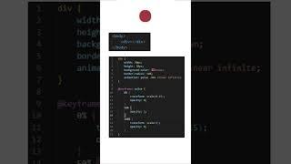 Pulse Animation Using CSS Only | #shorts