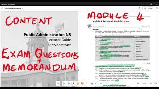 Public Administration N5 Module 4 Personnel Administration