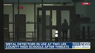 Metal detectors in use at 2 Lee County schools