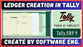 Ledger Creation in Tally ERP in Hindi | How to Create Ledger In Tally ERP  | Part 01