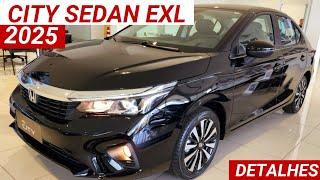 Novo Honda City Sedan EXL 2025 chega como a versão custo-benefício por R$134.200 completo e seguro!