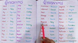 100 Synonyms || Most Important Synonyms|| Synonyms