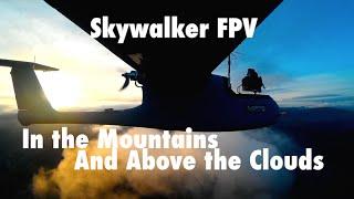 Long Range FPV Skywalker 1900 - 12.5km - In the Mountains & above the Clouds - OSD & HD