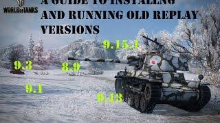 How to play old World of Tanks replays