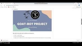 Hướng Dẫn Cài Đặt Bot Chat Messenger Trên VPS | Goat-Bot | NTKhang