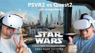 STAR WARS: Tales From The Galaxy´s Edge - Grafik Vergleich - PSVR 2 vs Quest 2