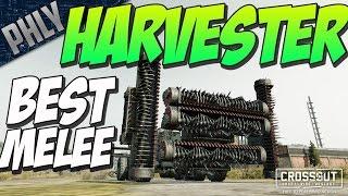 Crossout - HARVESTER - BEST MELEE WEAPON (Crossout Gameplay)