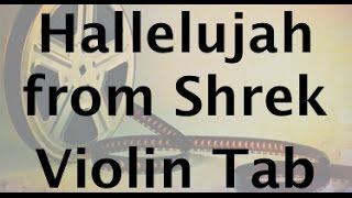 Learn Hallelujah from Shrek on Violin - How to Play Tutorial