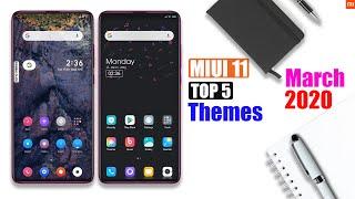 5 Best MIUI 11 Themes of March 2020  [NO Third Party]  MIUI 11 supported Themes 