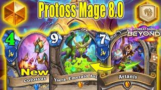 NEW Protoss Mage 8.0 Deck Is SO OP! 44 Damage Colossus! The Great Dark Beyond Mini-Set | Hearthstone