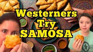 Westerners Try Homemade SAMOSA!!