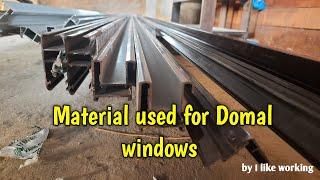 material used in domal windows