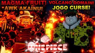 Becoming Akainu & Jogo (Magma Fruit) In Roblox A One Piece Game... Here's What Happened!