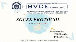 SOCKS PROTOCOL - Technical Seminar