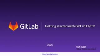 Getting started with GitLab CI/CD