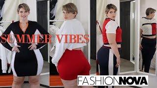 SUMMER VIBES PLUS SIZE HAUL |FASHION NOVA CURVE| + giveaway! // DANI DMC