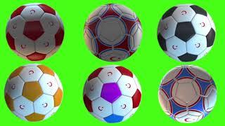 SOCCER BALLS GREEN SCREEN FULL HD